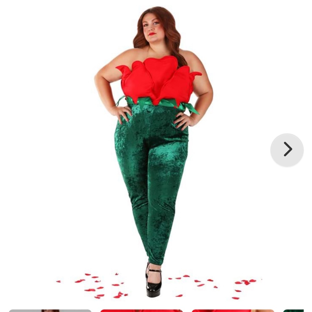 Red Rose Costume